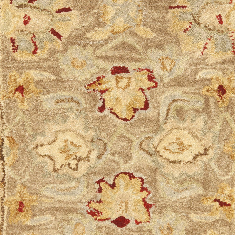 Soho Oriental Hand-Tufted Wool Brown Area Rug, Rectangle 2' x 3'