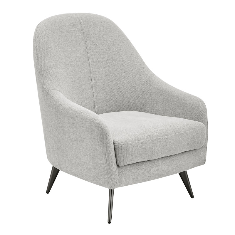 Akber Upholstered Armchair, Taupe