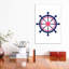 «Boat Wheel Nordic Design», reproduction d'impression-52841857-52841858-52841863