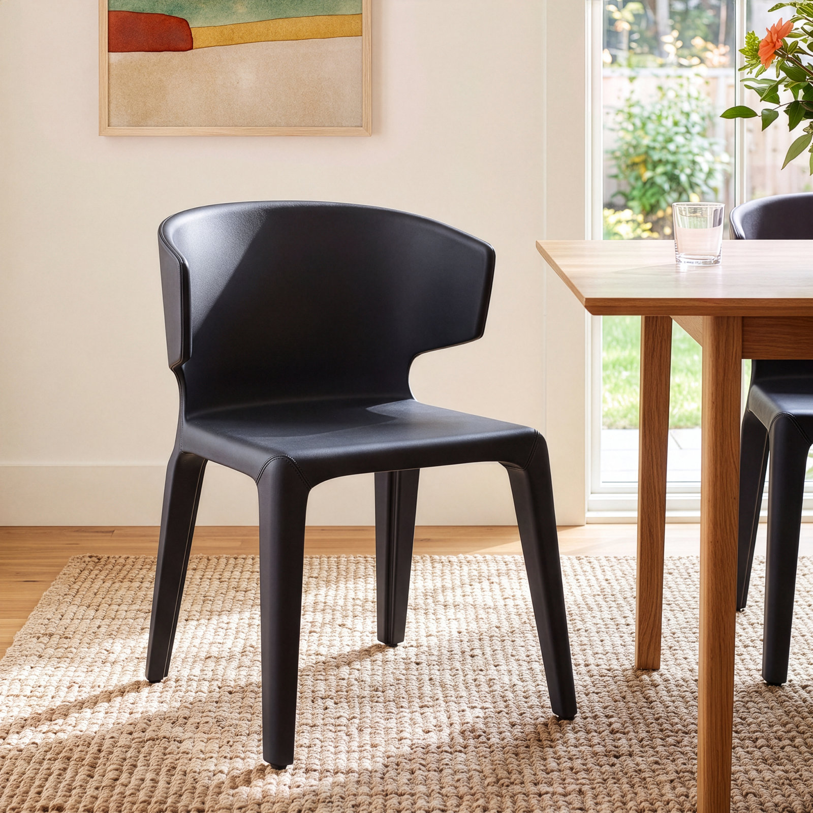 Cesar Dining Chair, Black