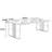 Portingale High Gloss Rock Slab Dining Table with Gold Base-154342204