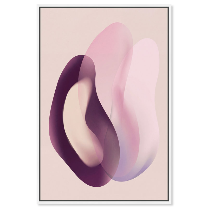 Soft Love Print by Oliver Gal, 25"H x 17"W, White Floater Frame