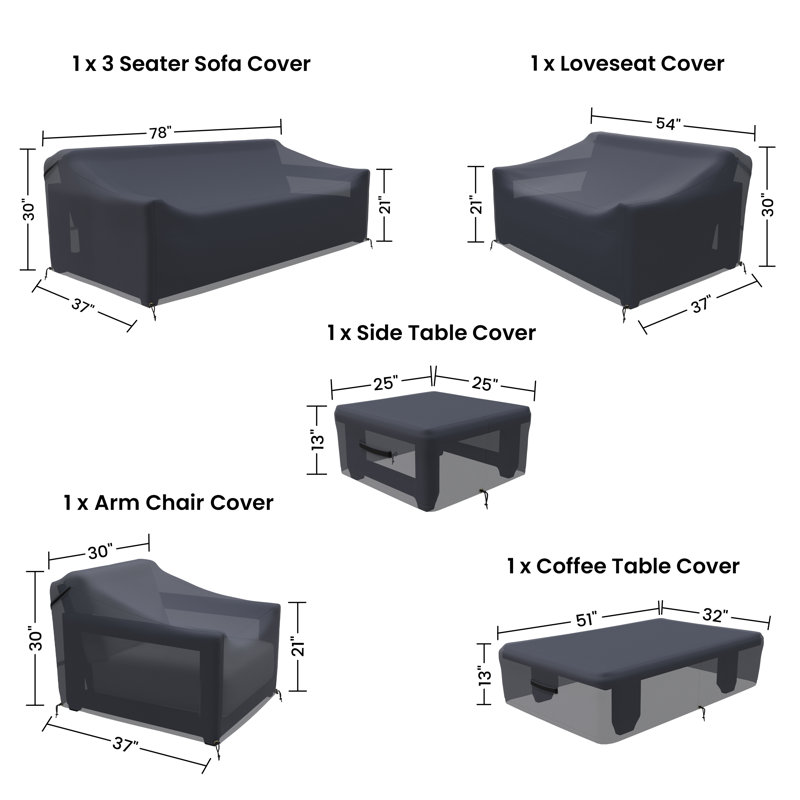 Melrose Patio Conversation Sets Group Seating Outdoor Furniture Covers