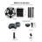 Portable 76" Modern Solar & DC Charging Lamp Post for Yard & RV Camping