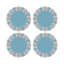 Pearl Bow Colony Vegan Leather Round Coasters-1480159594
