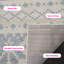 Tapis ivoire / ardoise Wynn-20000350