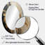 Minimalism Vortex Poteries - Gold Modern Oval Wall Mirror-1899042319
