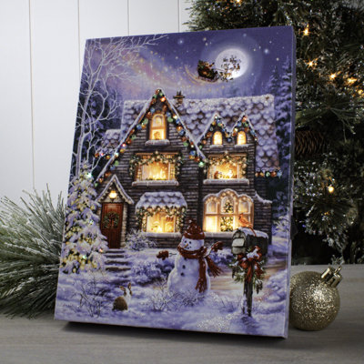 Toile de table éclairée 8 x 6 Ohler - Christmas House