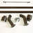 Blackout Rod Aluminum Adjustable Bay Window Single Curtain Rod-98168043-98168044