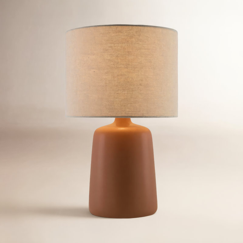 Lampe de table Pramit, Rouge