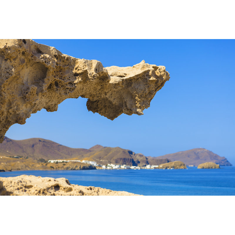Spanish Beach - Wrapped Canvas Print, 20cm H x 30cm W x 3.8cm D