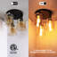 Plafonnier encastré 3 lumières, homologué ETL, ampoules Edison incluses