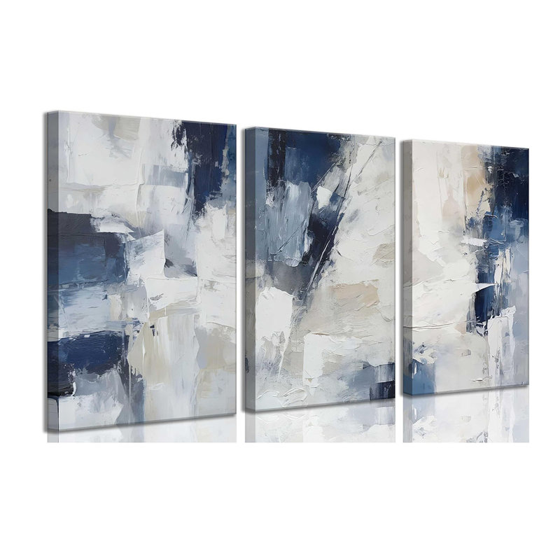 3 Piece Wrapped Canvas Print, 40 cm H x 30 cm W