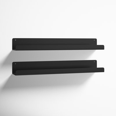 Tara 23.75" W Metal Rectangle Floating Shelves