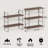 Aadrith 5 Piece Pine Floating Shelf-236453198