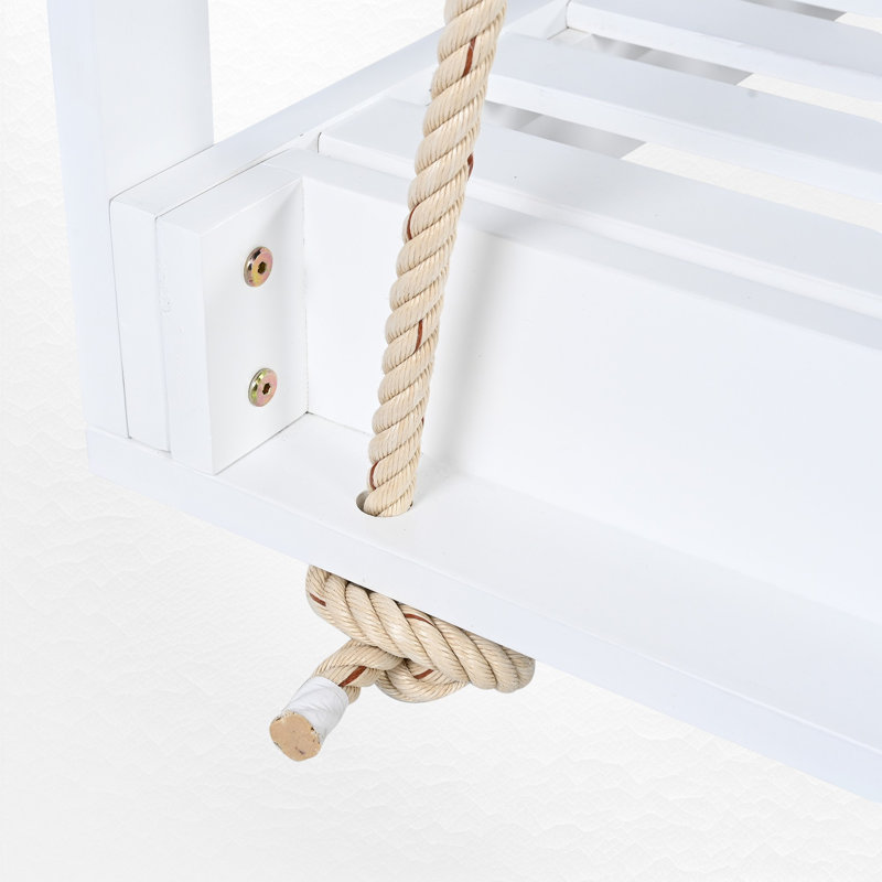 Lit suspendu pleine grandeur 80,03 po, Blanc