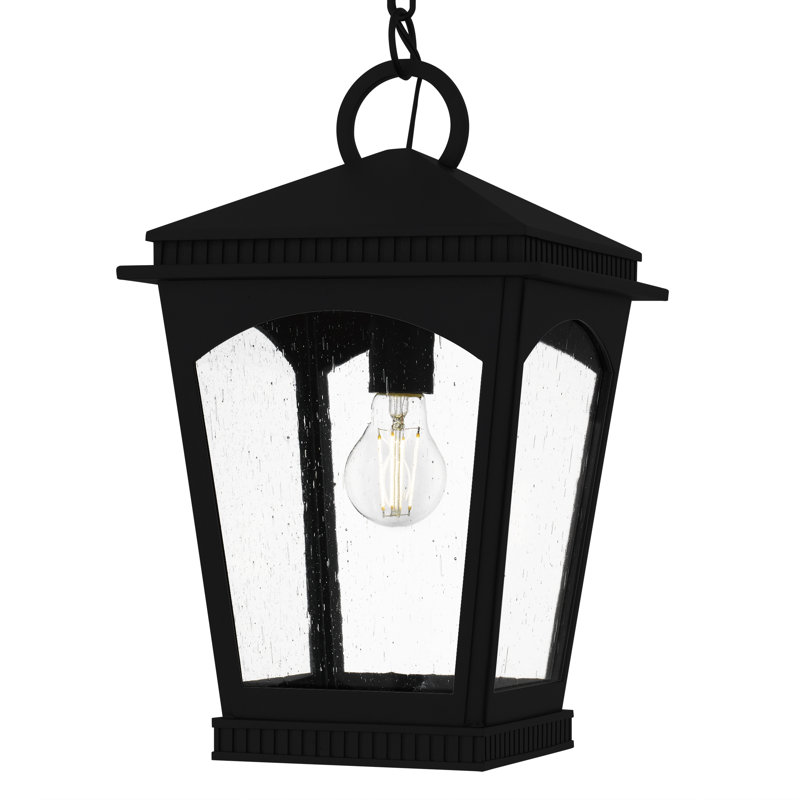 Claborn 1-Light Earth Black Mini Pendant