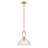 12’’ Pendant Light with Ribbed Glass Shade-1535087330