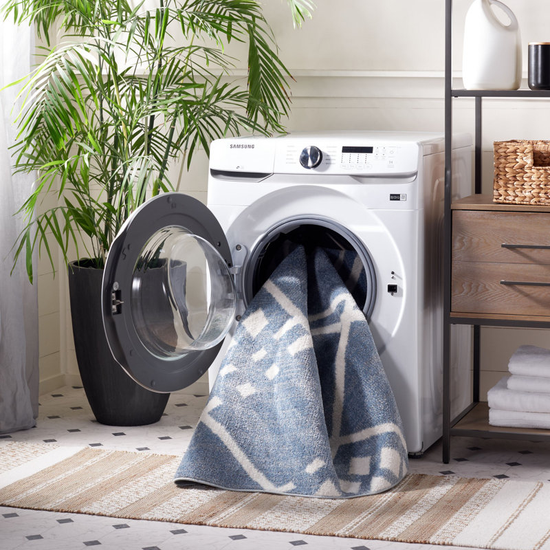 Blair Washable Performance Machine Washable Geometric Rug, Runner 2'2" x 8'