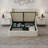 Krissandra Upholstered High Headboard Storage Bed w/Hydraulic Gas Lift, Wood Slat System & Under Bed Storage-276991107-281539373