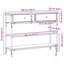 Console Table, Metal 100 Cm Shelving-1276165077