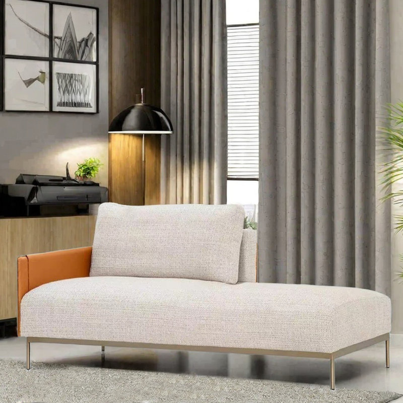 Comfortable recliner with solid wood frame, Left Hand Facing