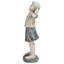 Statue enfant du jardin optimiste espère