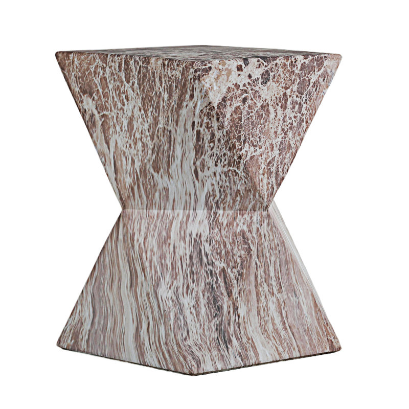 Cement Outdoor End Tables Side Table