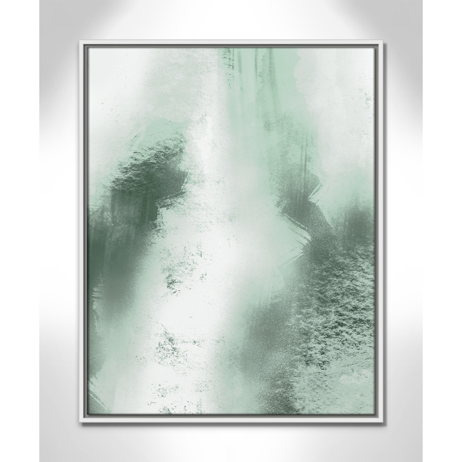 Quietude Smudges I Print by Marcus Prime, 23.5'' W x 29.5'' H, White Floater
