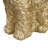 Gold Resin Doodle Dog Table Lamp With Linen Shade