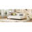L-Shaped Linen Daybed, With Solid Wood Legs-1560532900-1560532902