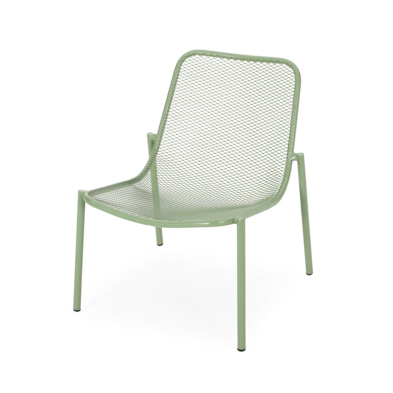 Chaises empilables modernes pour l'extérieur, sièges robustes, l 26 po x P 21,81 po H 26 po, siège en filet