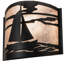 Sailboat 1 - Light Flush Mounted Sconce