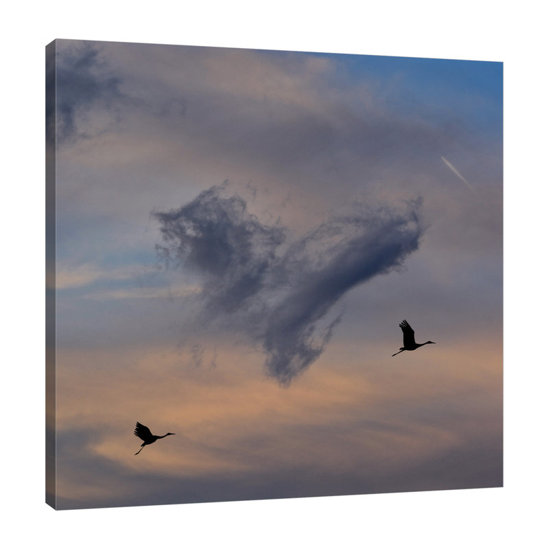 Live In My Heart, Pay No Rent by Dominic Liam - Wrapped Canvas Print, 30cm H x 30cm W x 4cm D