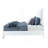 BRENDA GREY KING BED WITH LED LIGHT-114236396