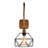 1 - Light Farmhouse Industrial Swing Arm Sconce, Adjustable Arm Wall Sconce