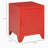 Industrial End Table, Living Room Side Table With Locker-Style Door And Adjustable Shelf