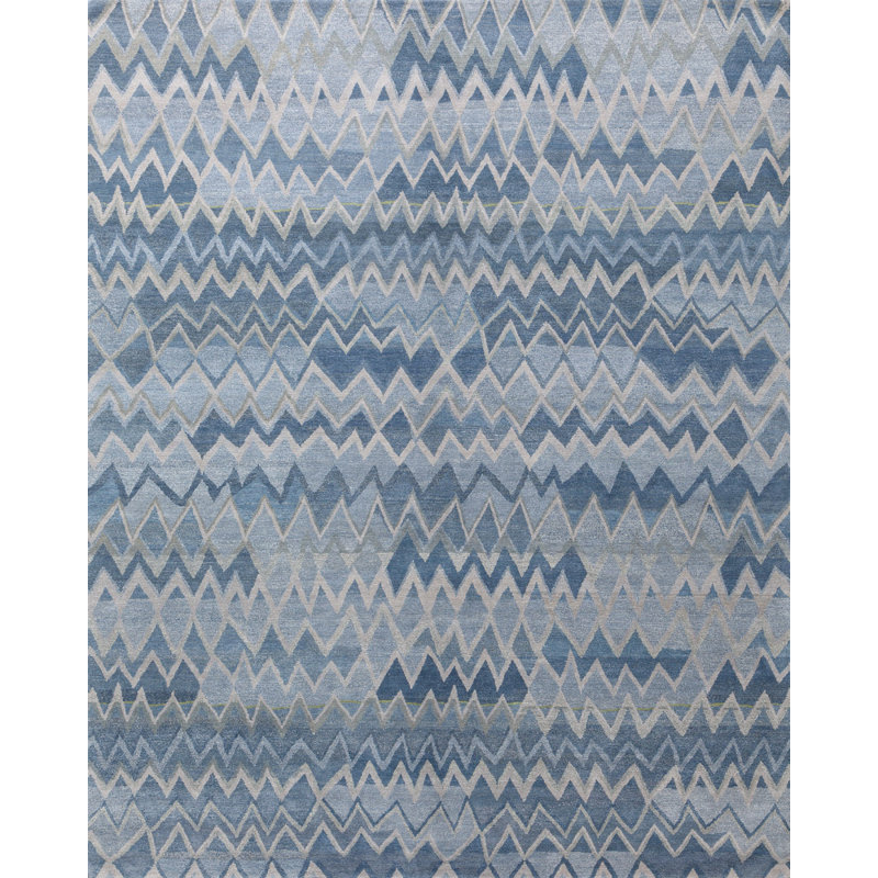 Bargello Chevron Area Rug, Rectangle 4' x 6'