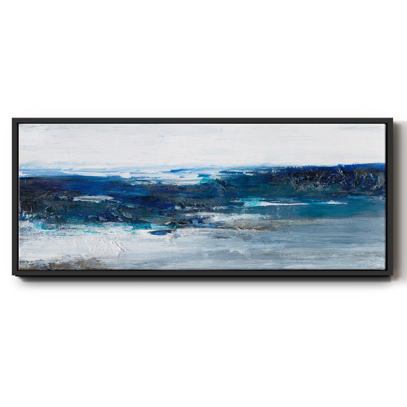Mysterious Sea II - toile encadrée, H 20 po x l 50 po