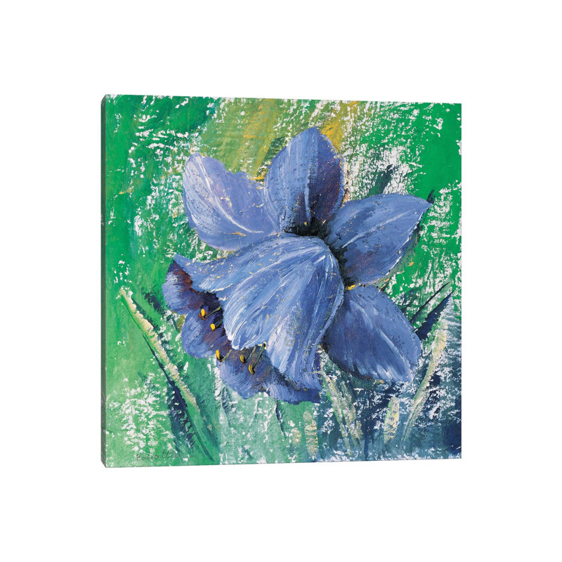 Purple Calyx 1 Piece Wrapped Canvas Painting, 30.48 cm H x 30.48 cm W