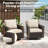 Patio Outdoor Wicker Chairs with Cushions-1914349041