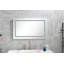 Miroir de salle de bain à DEL avec éclairage avant et arrière, grands miroirs muraux à intensité variable avec mémoire, 3 couleurs, miroir de meuble-lavabo à DEL