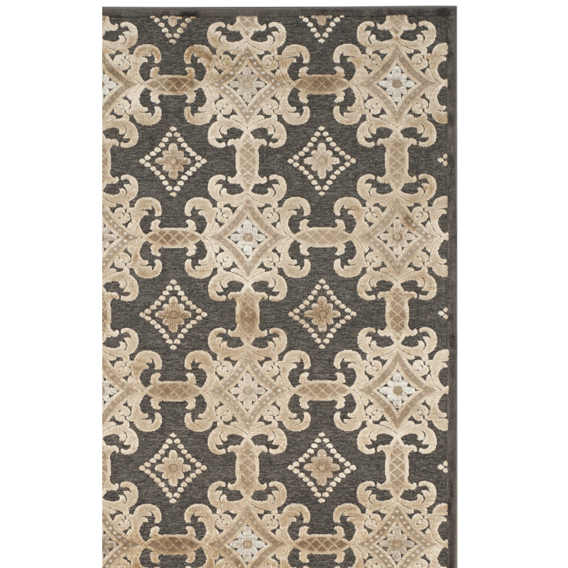 Tapis gris anthracite / anthracite Ellis-James, Rectangle 8 pi x 10 pi