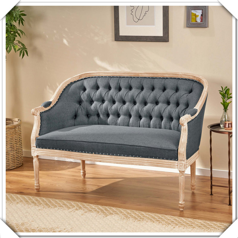 Chaise d'appoint moderne pour le salon et les espaces de détente, Gris foncé