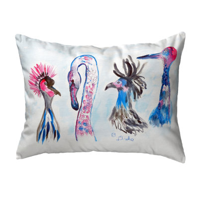  Coussin lombaire intérieur / extérieur Birds