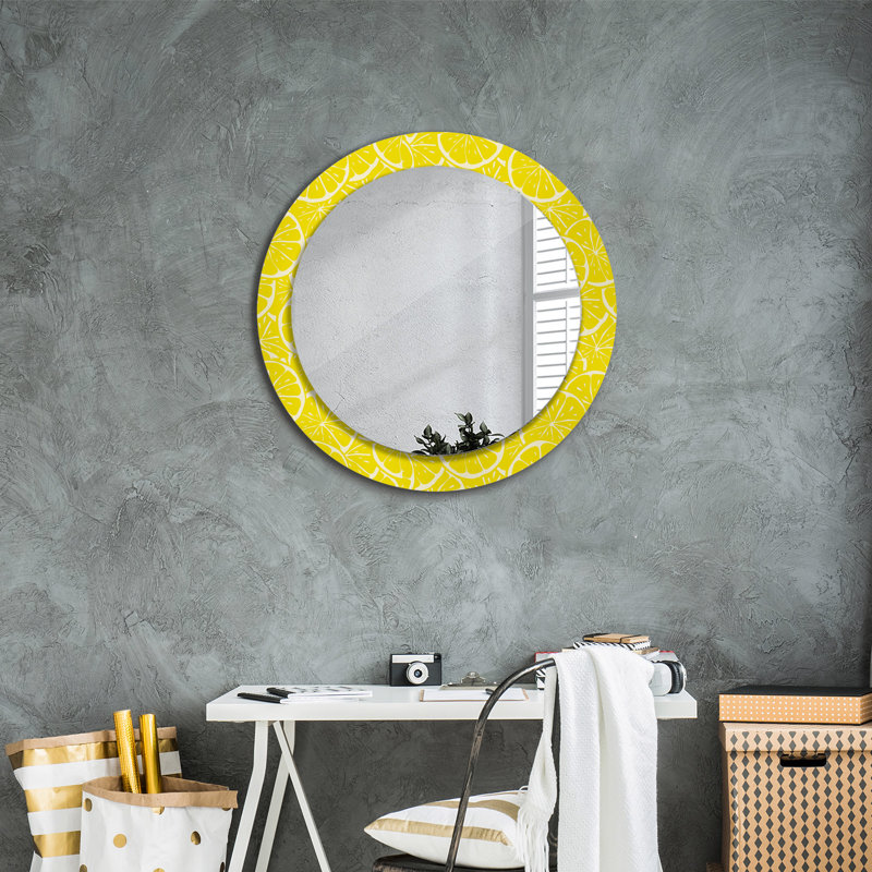 Huldar Glass Flat Wall Mirror