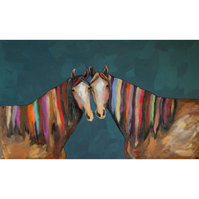 «Manes of Color», reproduction sur toile tendue