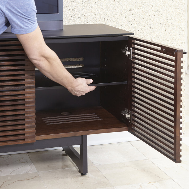 Corridor Media Console, Chocolate Stained Walnut