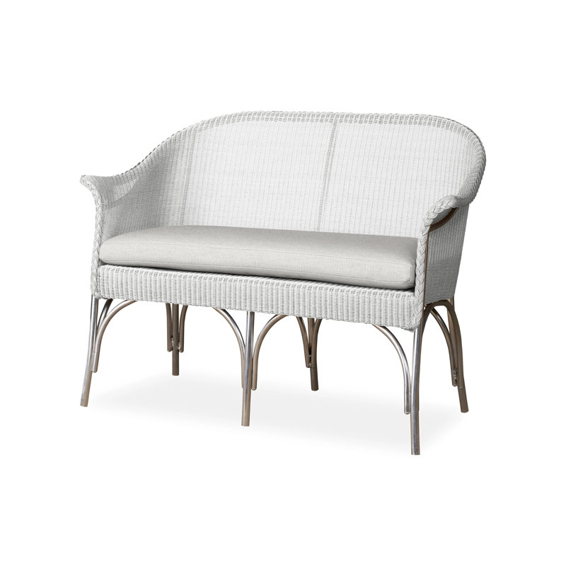 All Seasons Outdoor 2 - Seat, White, Bamboo Bay Sky
