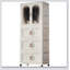Armoire de rangement en plastique avec roulettes 25,59 po x 15,75 po x 70,87 po